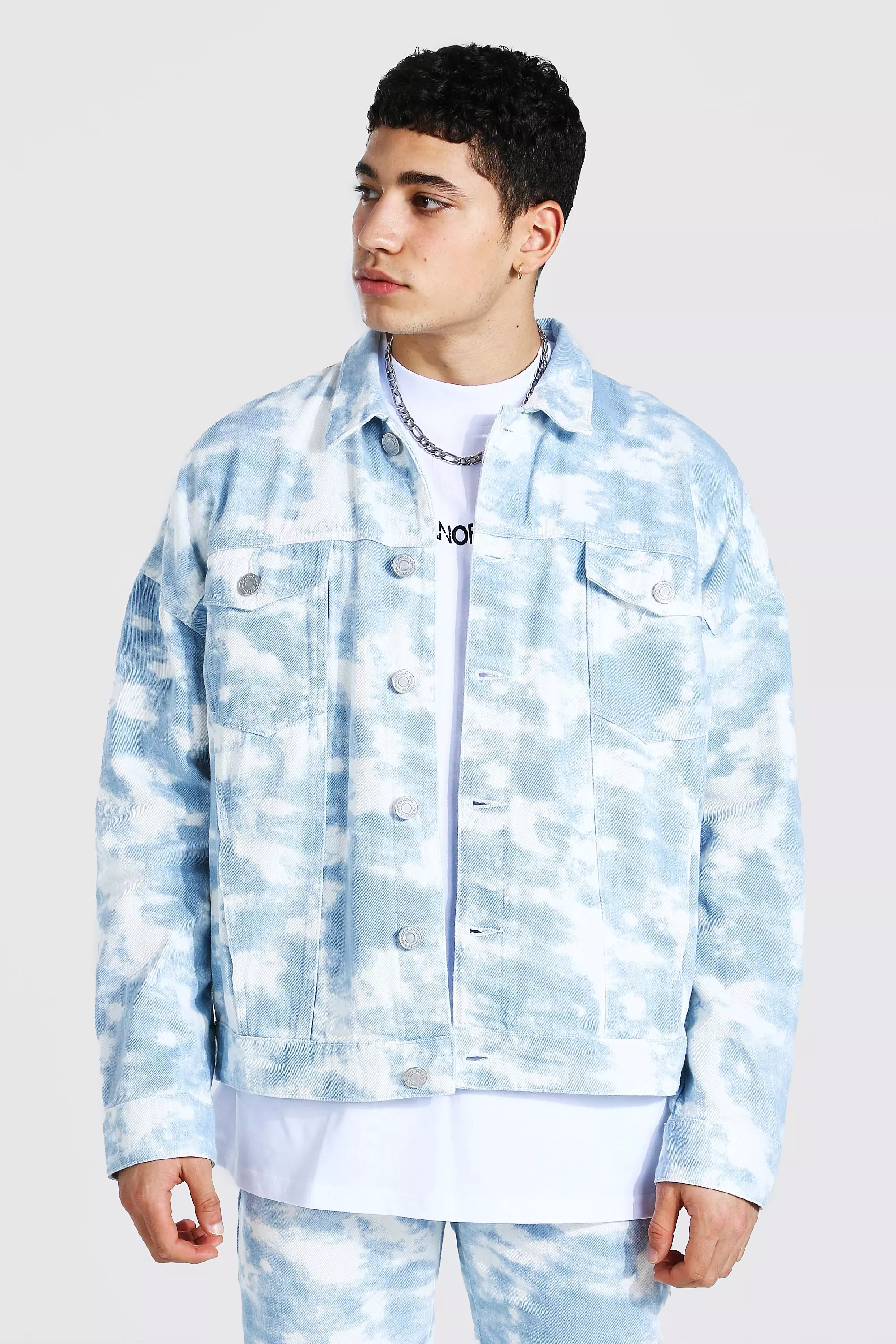 Cloud wash hot sale denim jacket